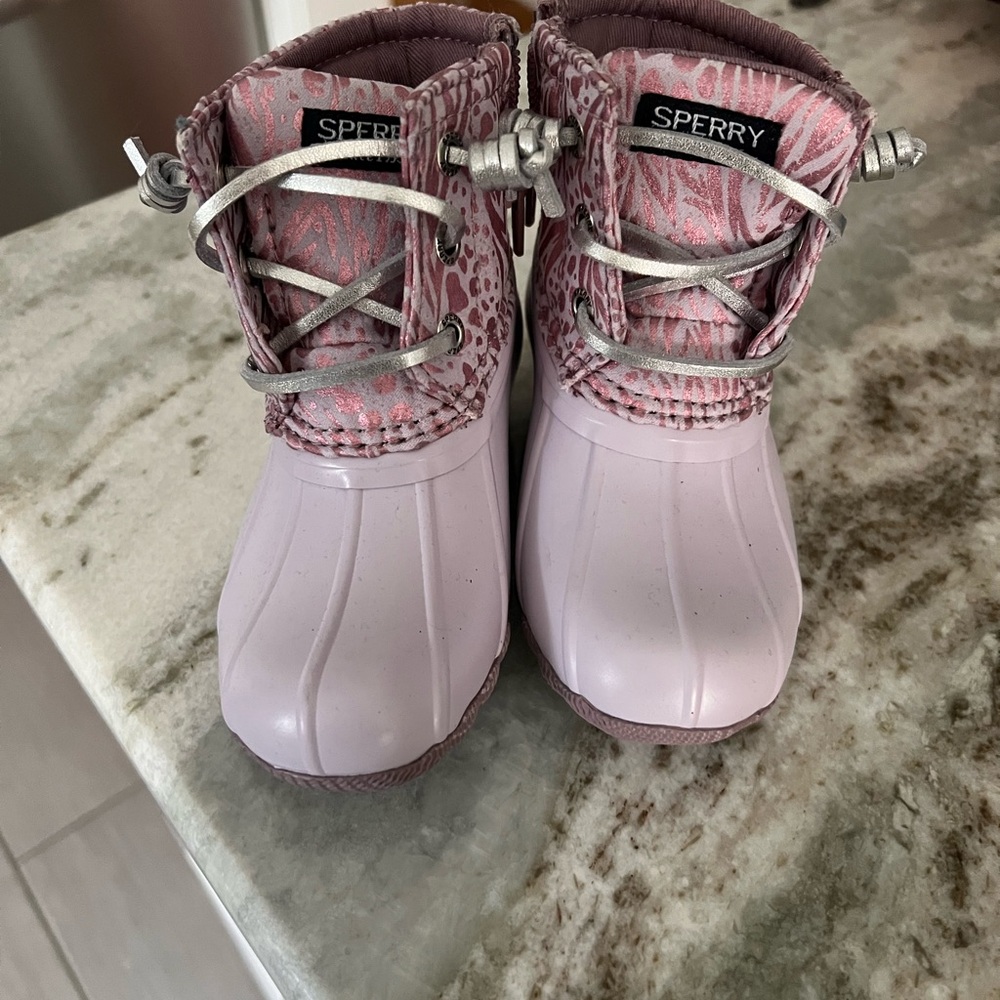 Sperry Kids Pink Boots